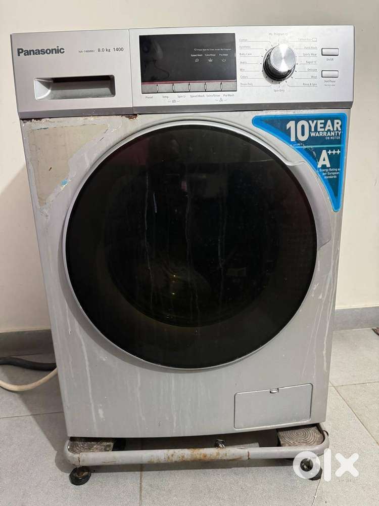 Selling 5 year old panasonic front load washing machine working