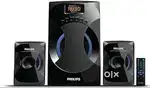 Philips Audio MMS-4545B 2.1 Channel Speakers System (Black)