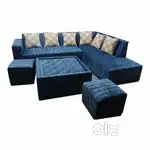 Super discount buy new sofa 8499, L size sofa 13990/-EMI on bajaj