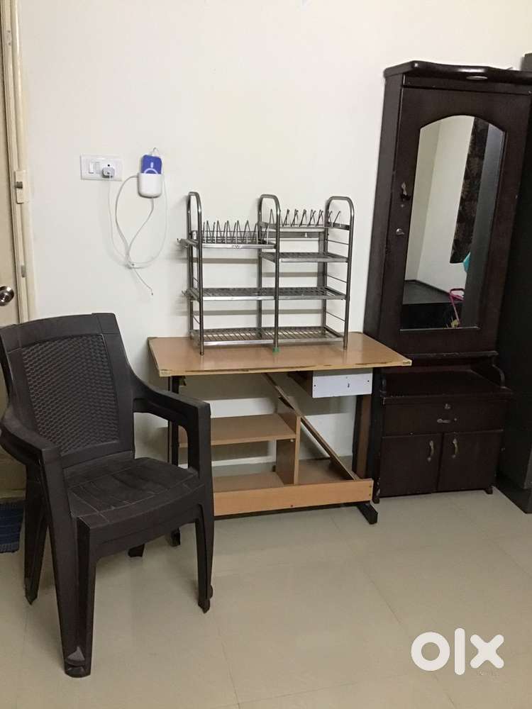 Computer table and 3chairs