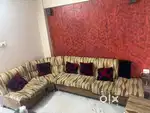 Sofa and poof