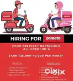 Food Delivery Work – Part Time & Full Time available