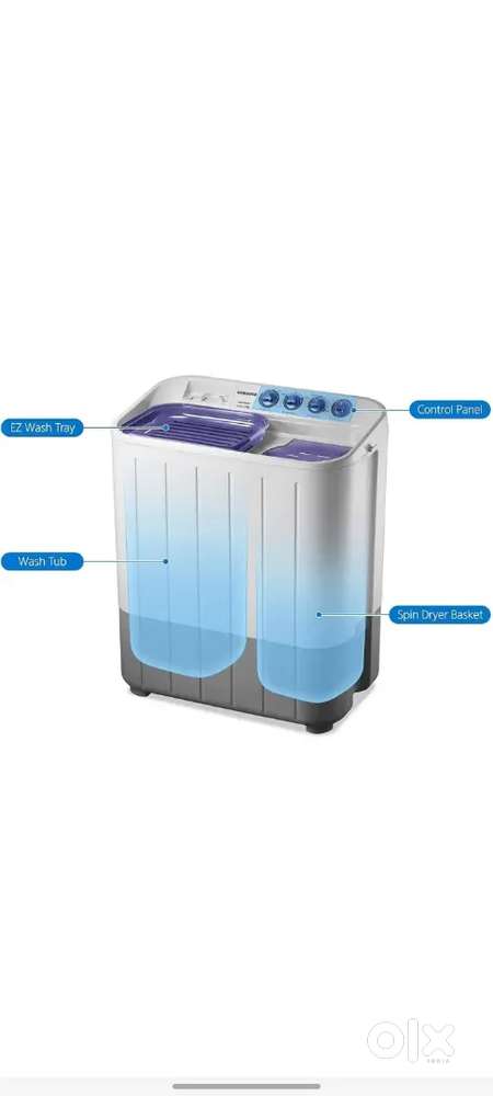 Samsung 7.2 kg with Double Storm Technology Semi Automatic Top Load