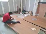 Electrical wiring CCTV camera installation and AC service installation