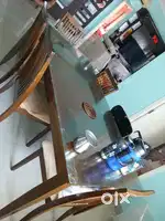 Dining table--with glass top