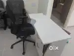 Computer table and chair