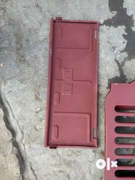 Tail gate with jeep print jeep spare parte