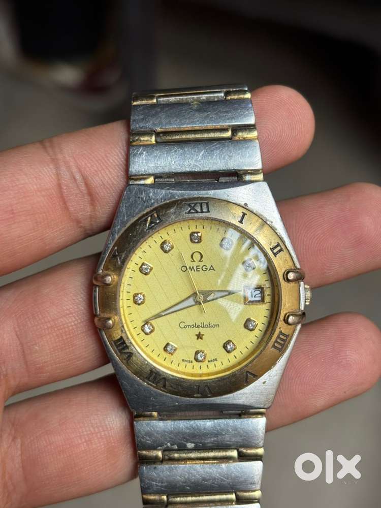 Omega Constellation Men Sapphire full Ori Bracelet Swiss Made Watch