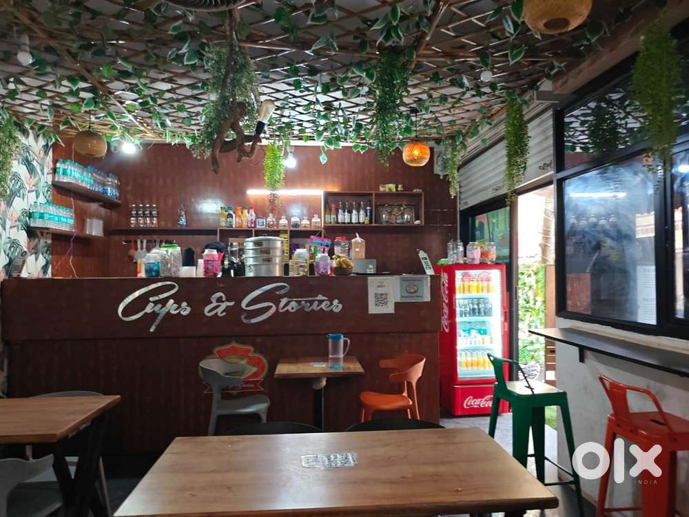 Cafe for sale with good business with crazy ambiance
