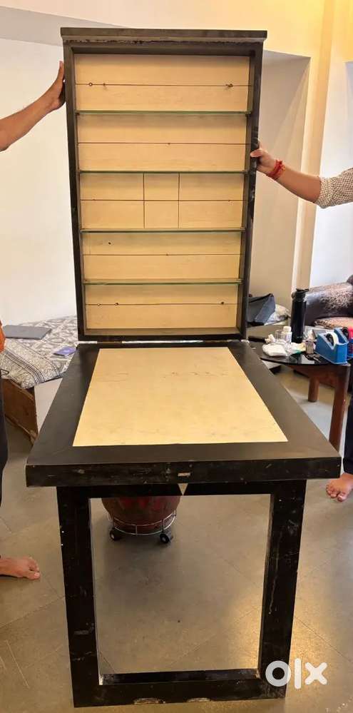 Wall mounted dining table