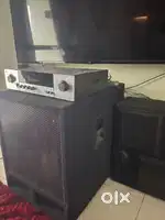 15 inch subwoofer , amplifier , 6 speakers