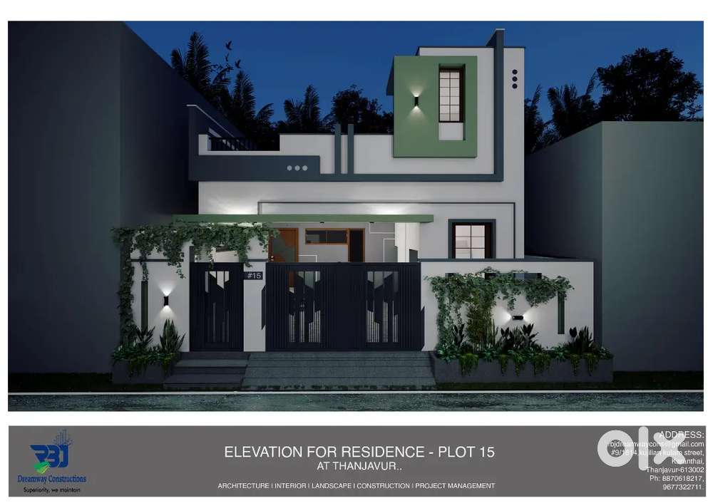 வடக்கு திசை(NORTH FACING) பார்த்த தனி வீடு விற்பனைக்கு