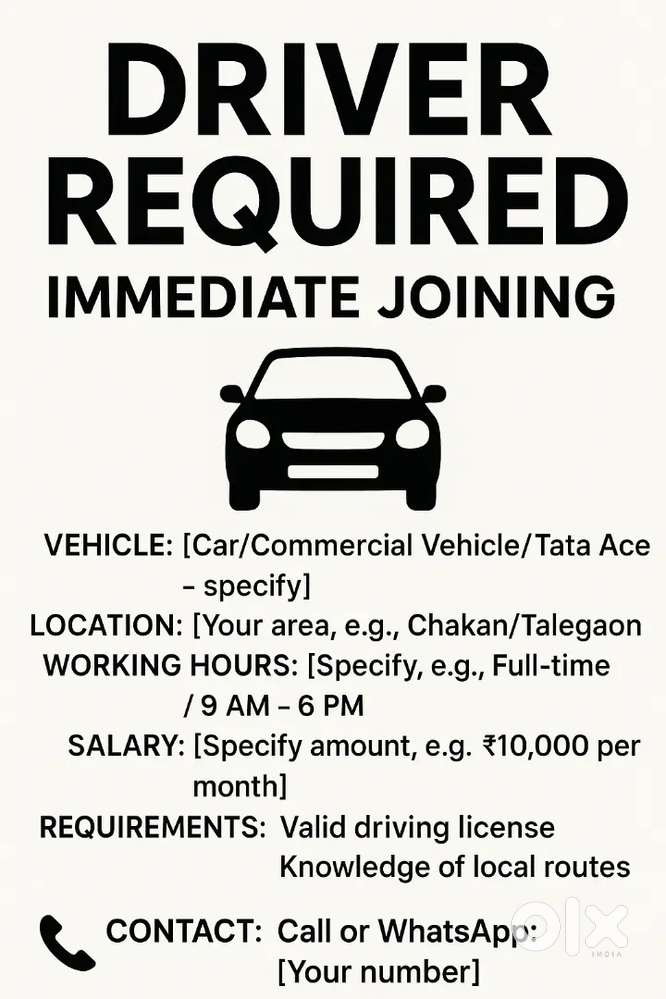 Skill commercial Driver