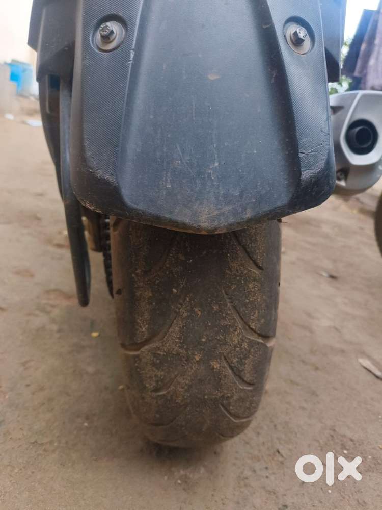 It is good condition, smoke, small scratches, black