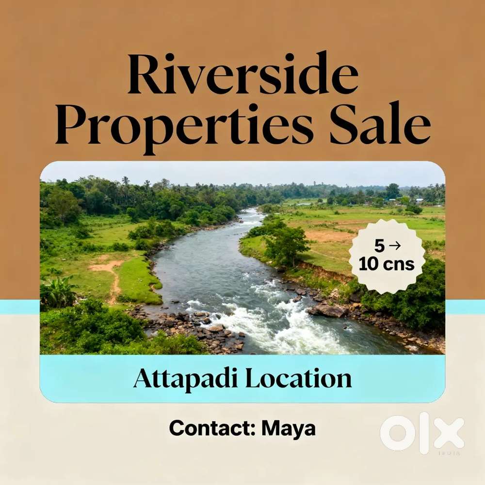 River side plot sale