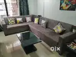 L shape sofa set