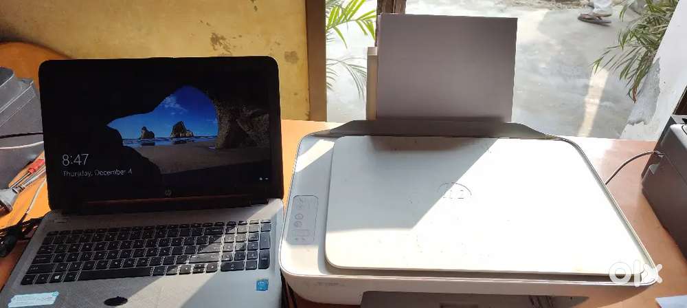 Laptop + printer