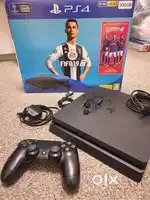 Sony PlayStation 4 Slim 500GB Console - Black + 2 Games