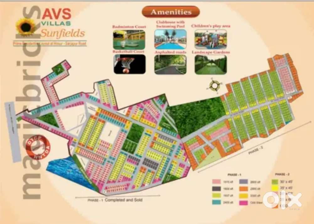 DTCP approved plot in AVS SUNFIELDS, Hosur