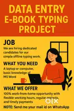 Available Here Free Time Work  - This work requires 2-3 ho