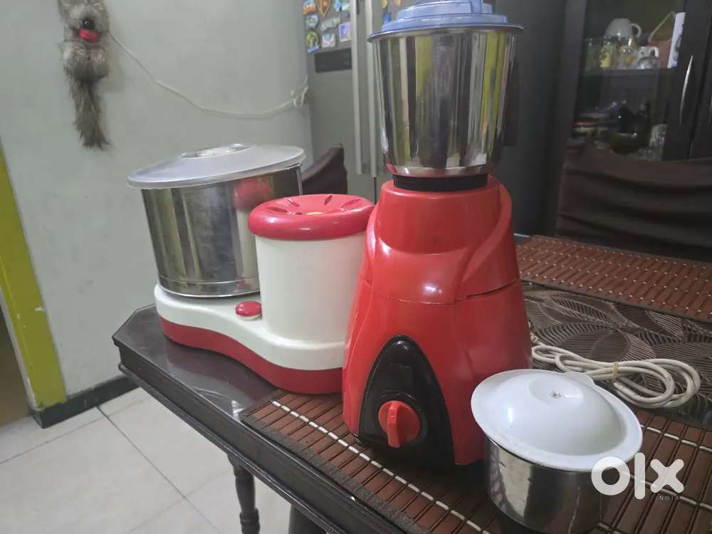 Three items at single price Table top Wet grinder Mixie stabilizer