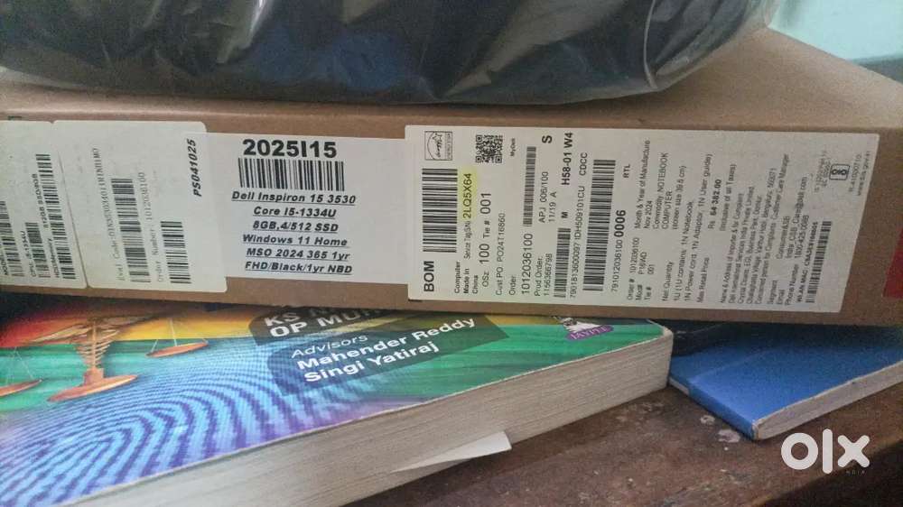 dell Inspiron i5 8GB, 4/512 SSD Core 15-1334U