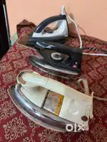 Three electric press iron in new condition