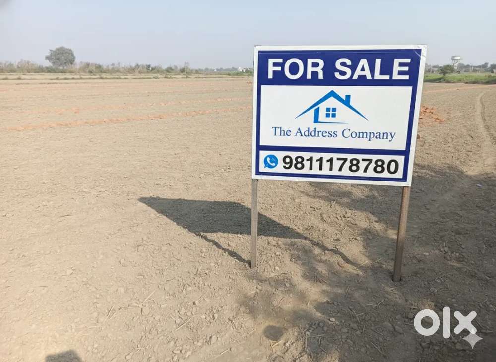 Plots for sale just 1 km from Delhi