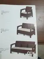 Goa sofa 3+1+1 new 3year warranty by nilkamal