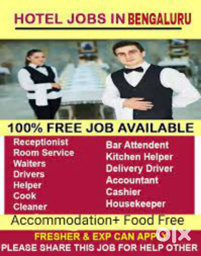 Wanted immediately counter staff executive should good communications.