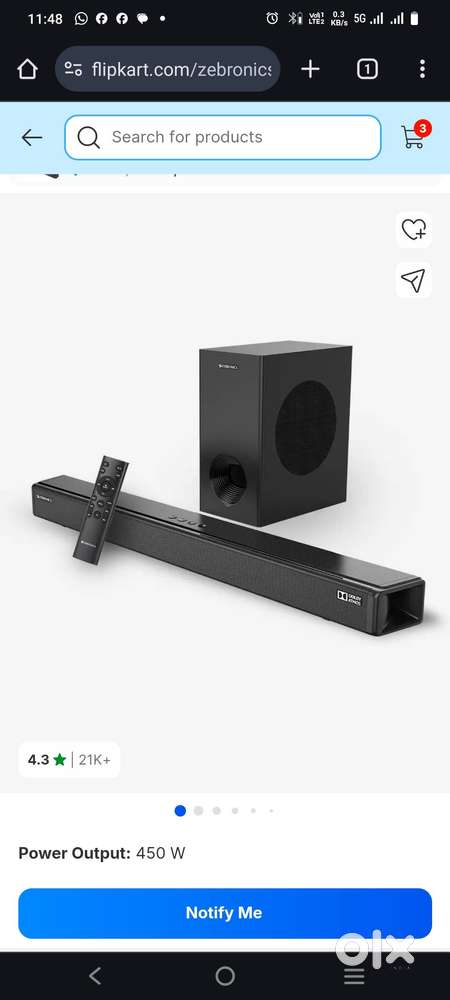 Sell Zebronics Sound Bar