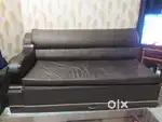 1 sofaset (5 seater) ,1 couch cumbed  (6'6 with box) 1 centre table