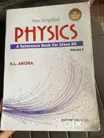 SL ARORA PHYSICS REFRENCE BOOK PART 1&2JEENEET