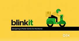 Hiring for blinkit delivery boys
