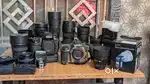 Nikon camera and lenses
