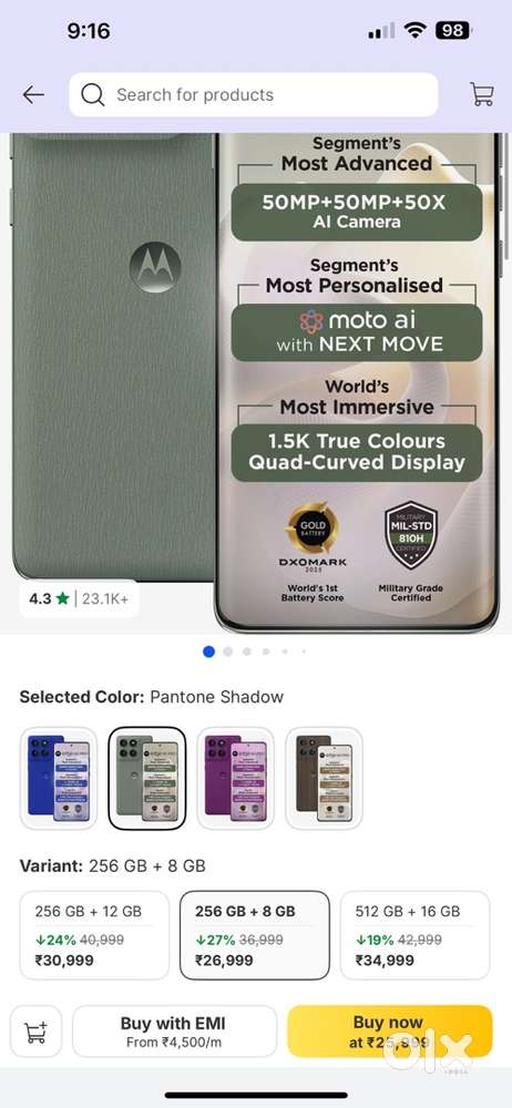 Moto Edge 60 pro