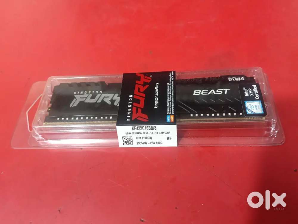 Box packed kingston hyper x gaming ram with service centre warranty