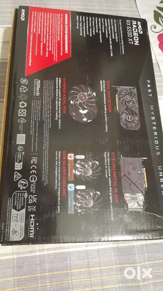 Amd Radeon RX 6500XT 8GB DDR6