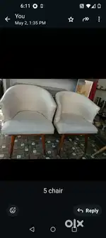 Chair and table
