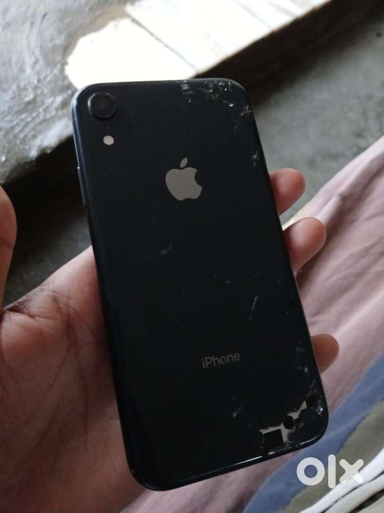 Iphone xr back glass crack aa Nal box aa kla