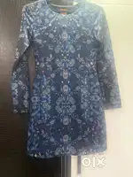 Blue one piece dress