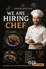 We are hiring chefs
