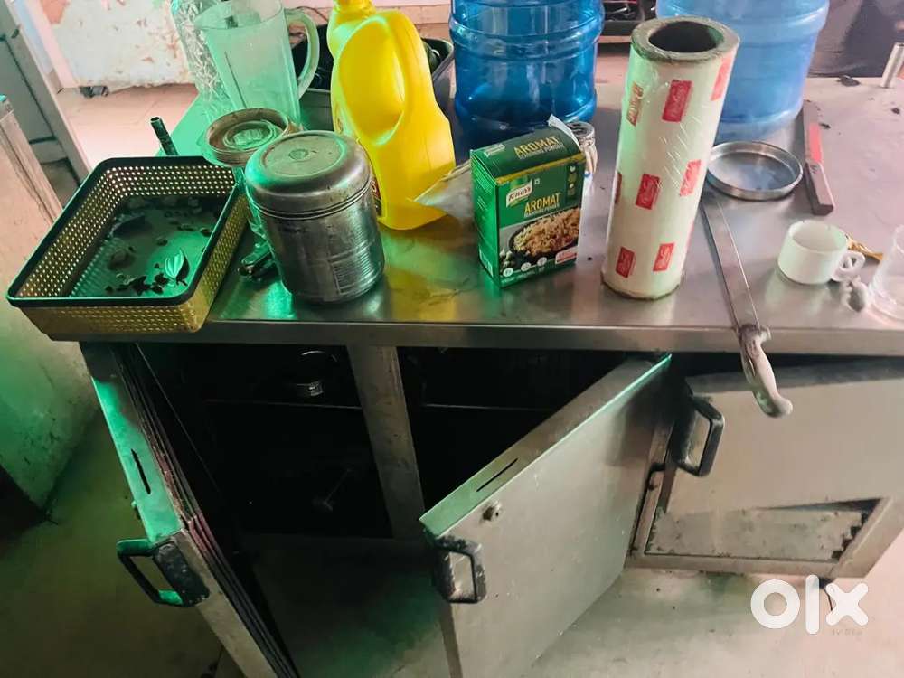 Complete set-up kitchen equipment like bhatti tandoor sandwich griller