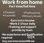 Part time work from Home