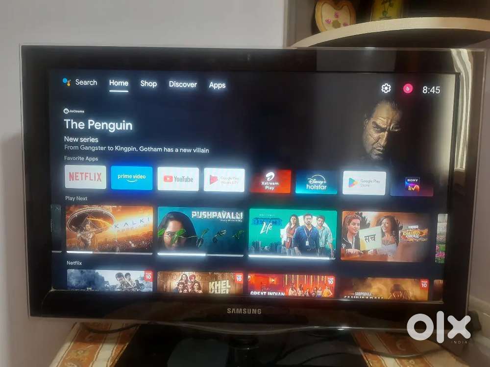 Samsung Full HD TV & Mi Box 4k & Stablizer