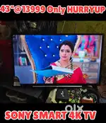 43@13500 Only SONY SMART 4k ANDROID WHOLESALE GODOWN SALES HURRY UP
