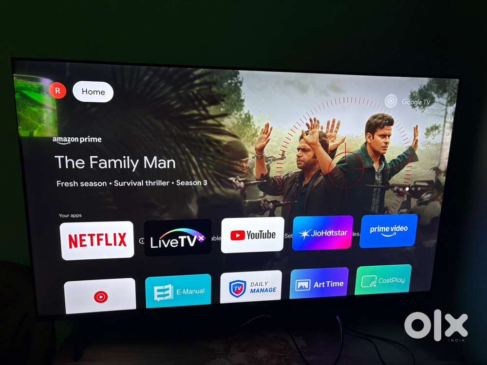 1 day old (2025 model) Coocaa 55 inch 4K TV for sale