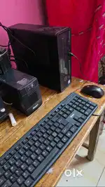 Hp Computer full setup i3 8gen 256 gb SSD 4 gb ram