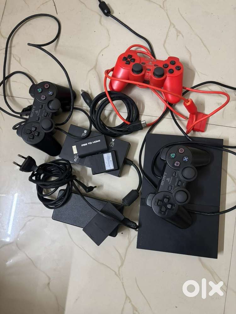 Ps2 with multiplayer setup-hdmi converter-3 joystick