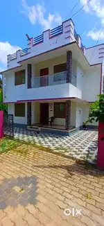 4.5 cent 4 year old redbrick house for sale at sreekariyam chenkotukon